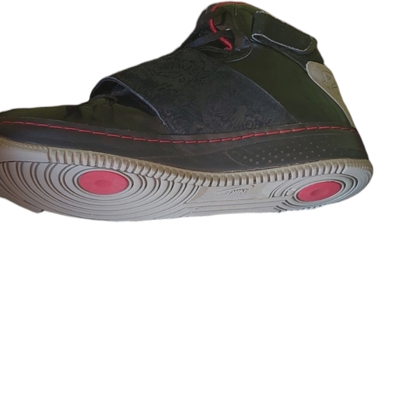 NIKE 2008 Air Jordan Fusion 20 Stealth Black  Varsity Red - Picture 5 of 6